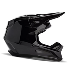 FOX V1 Solid Helm schwarz/glanz