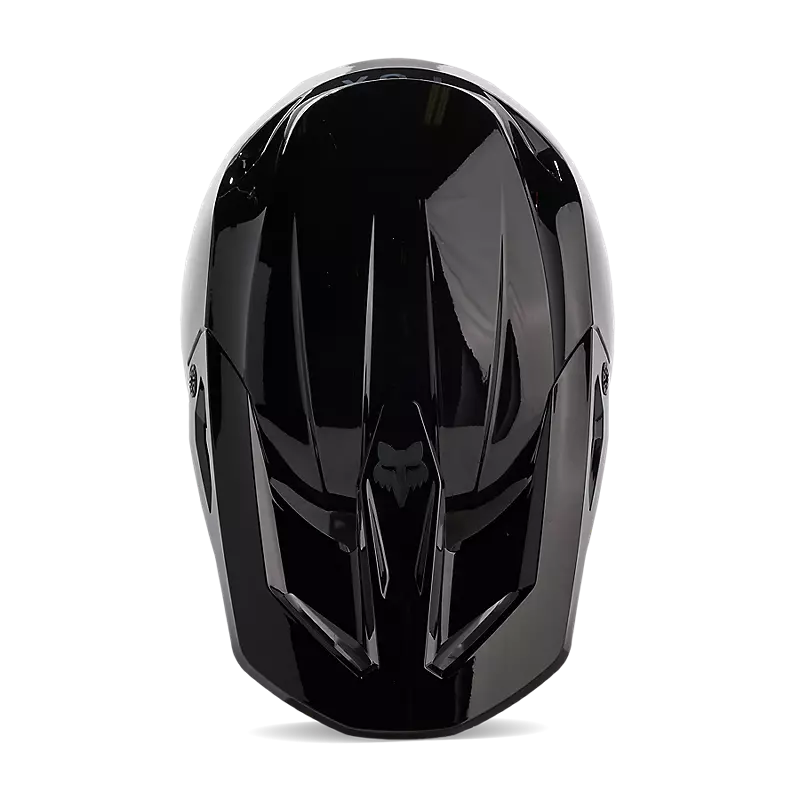 FOX V1 Solid Helm schwarz/glanz