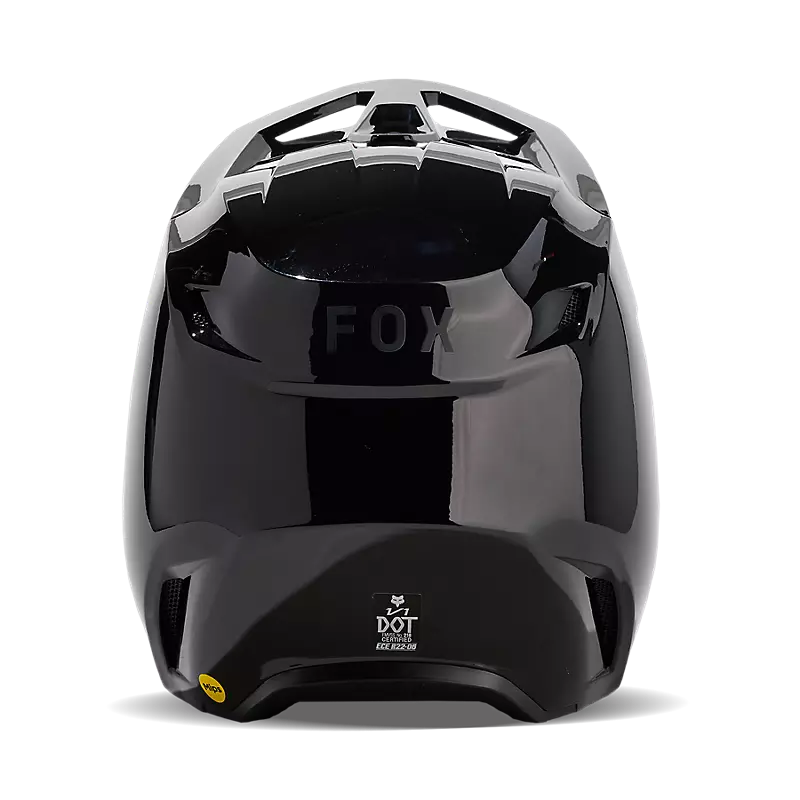 FOX V1 Solid Helm schwarz/glanz
