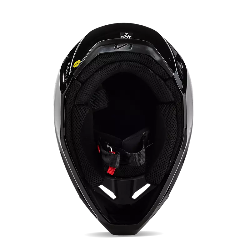 FOX V1 Solid Helm schwarz/glanz