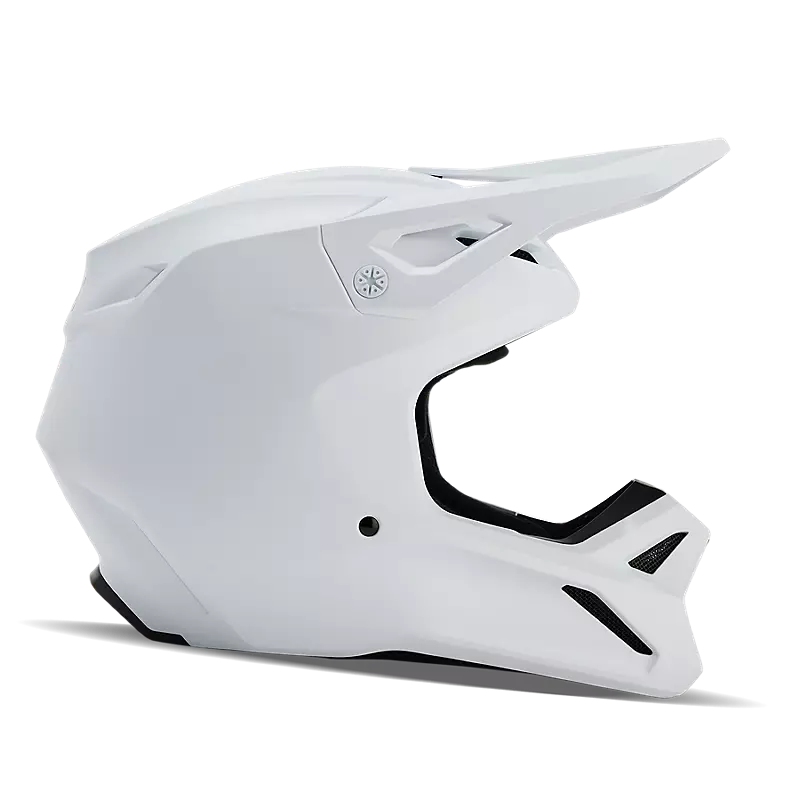 FOX V1 Solid Helm weiß