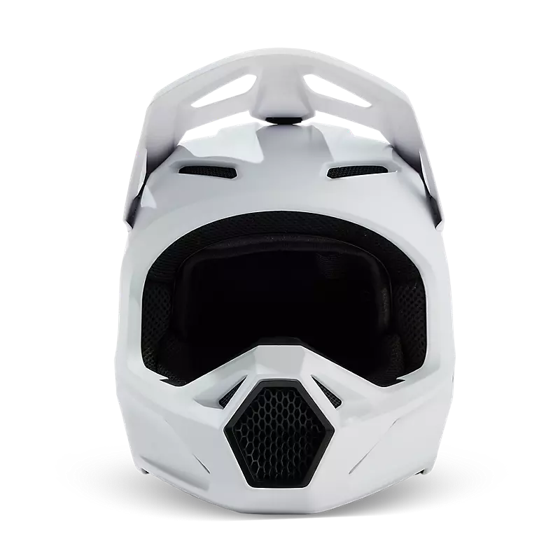 FOX V1 Solid Helm weiß