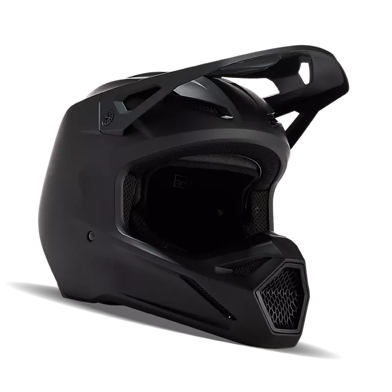 FOX V1 Solid Helm schwarz/matt