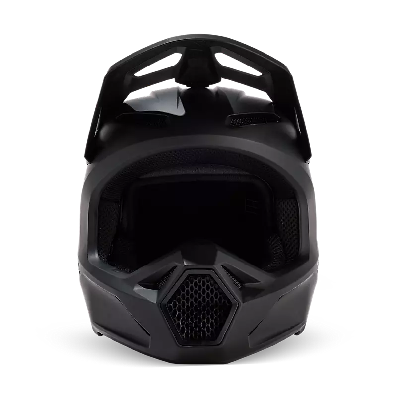 FOX V1 Solid Helm schwarz/matt