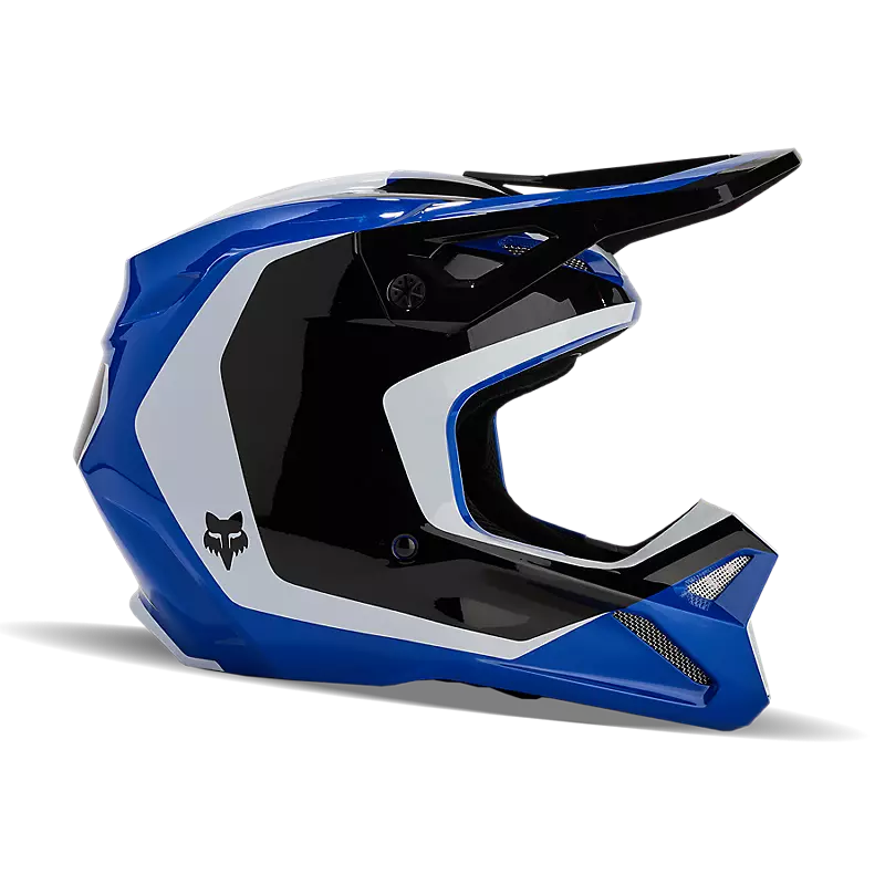 FOX V1 Nitro Helm blau