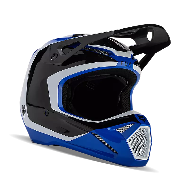 FOX V1 Nitro Helm blau