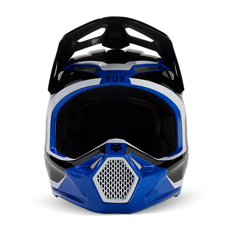 FOX V1 Nitro Helm blau