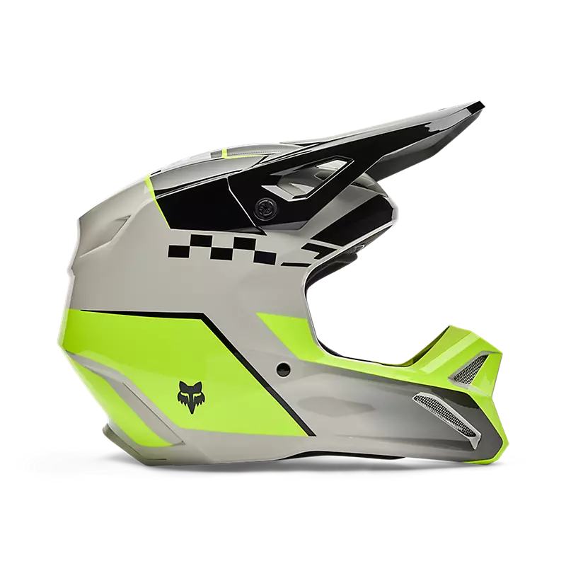FOX YTH V1 Collect Helm gelb/grau