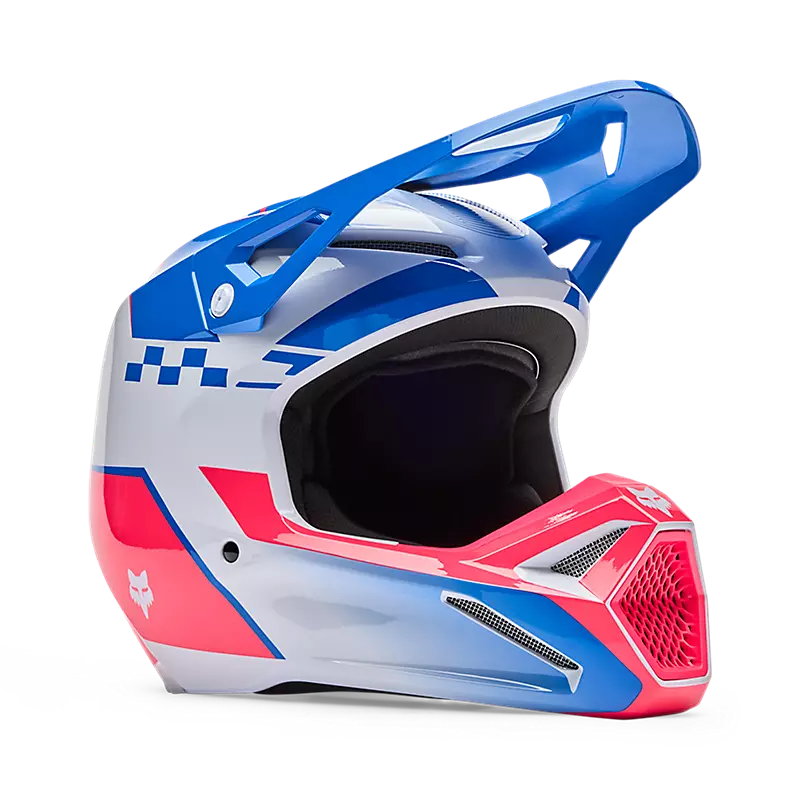FOX V1 Collect Helm pink/blau
